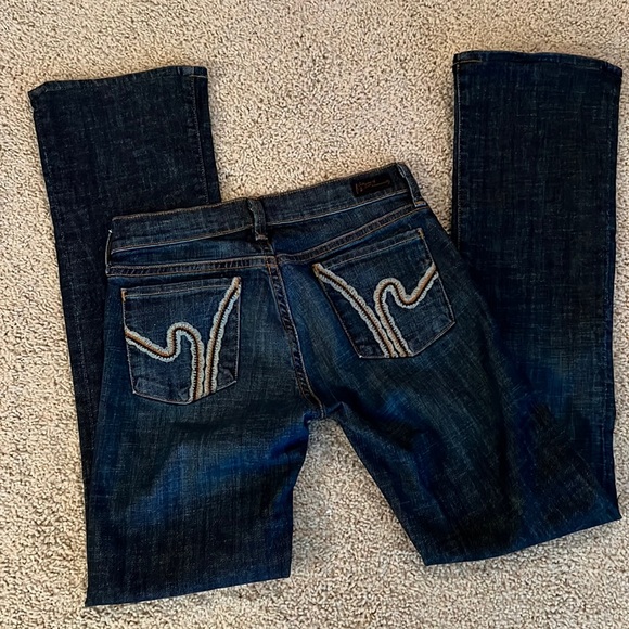 CITIZENS of Humanity Kelly #001 Stretch Low Waist Bootcut Size 25 - Picture 1 of 6